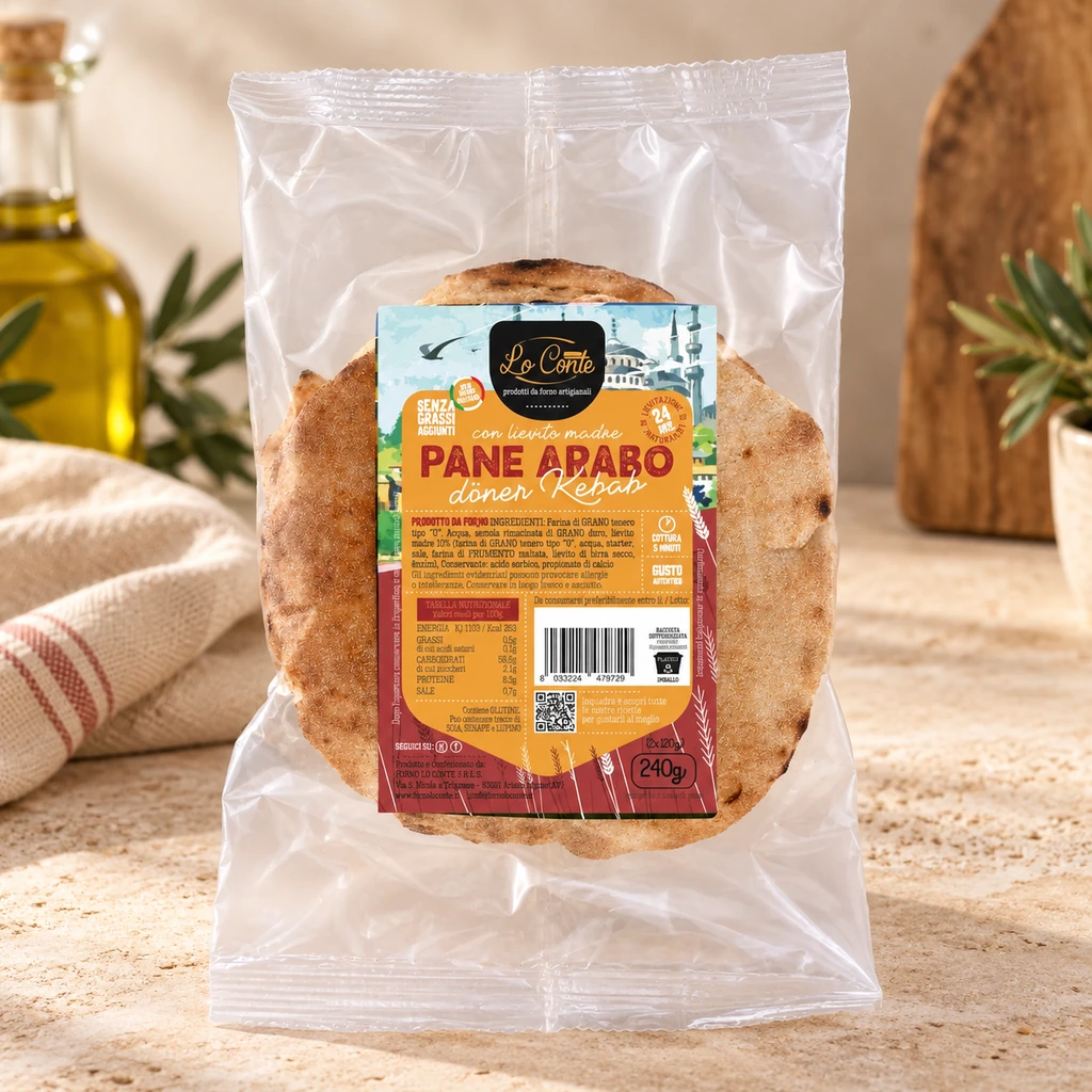 Pane Arabo 240g in confezione