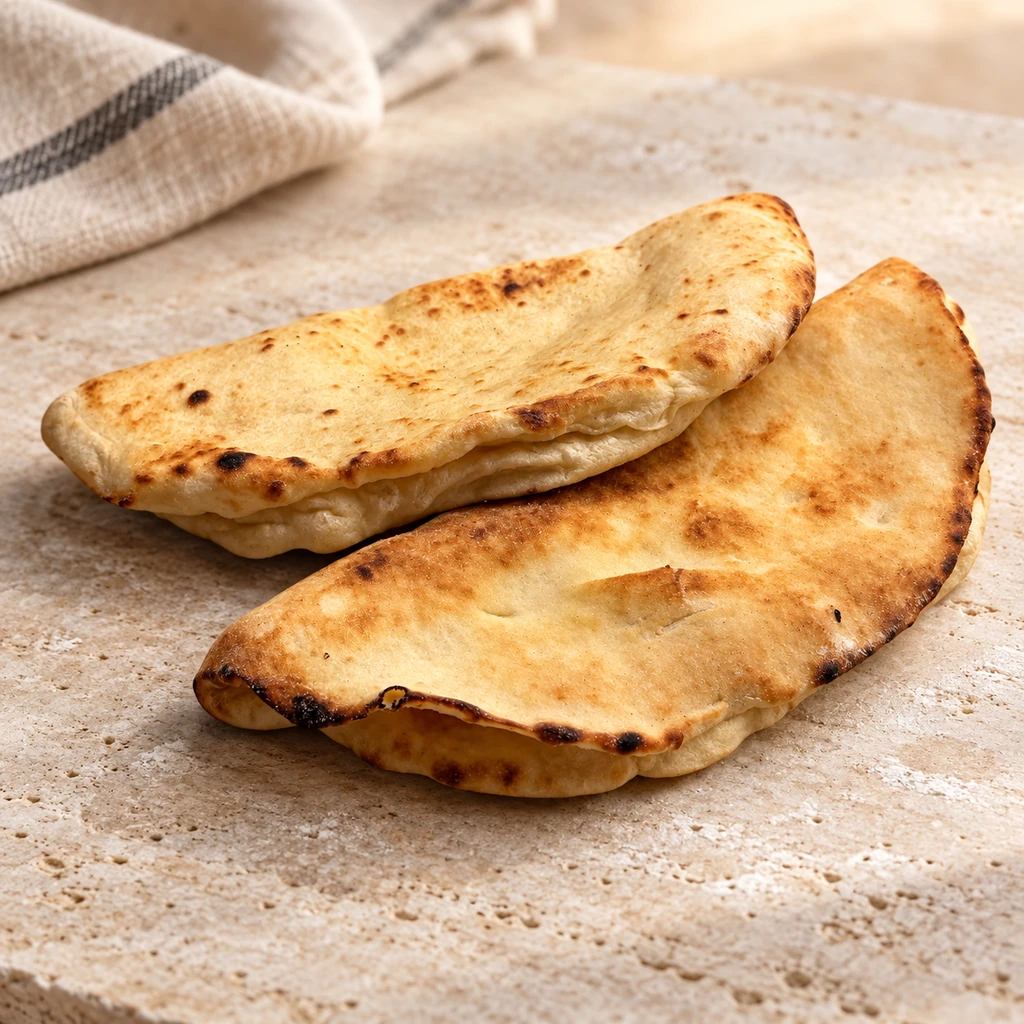 Pizza piegata mezzaluna 480g fuori dalla confezione