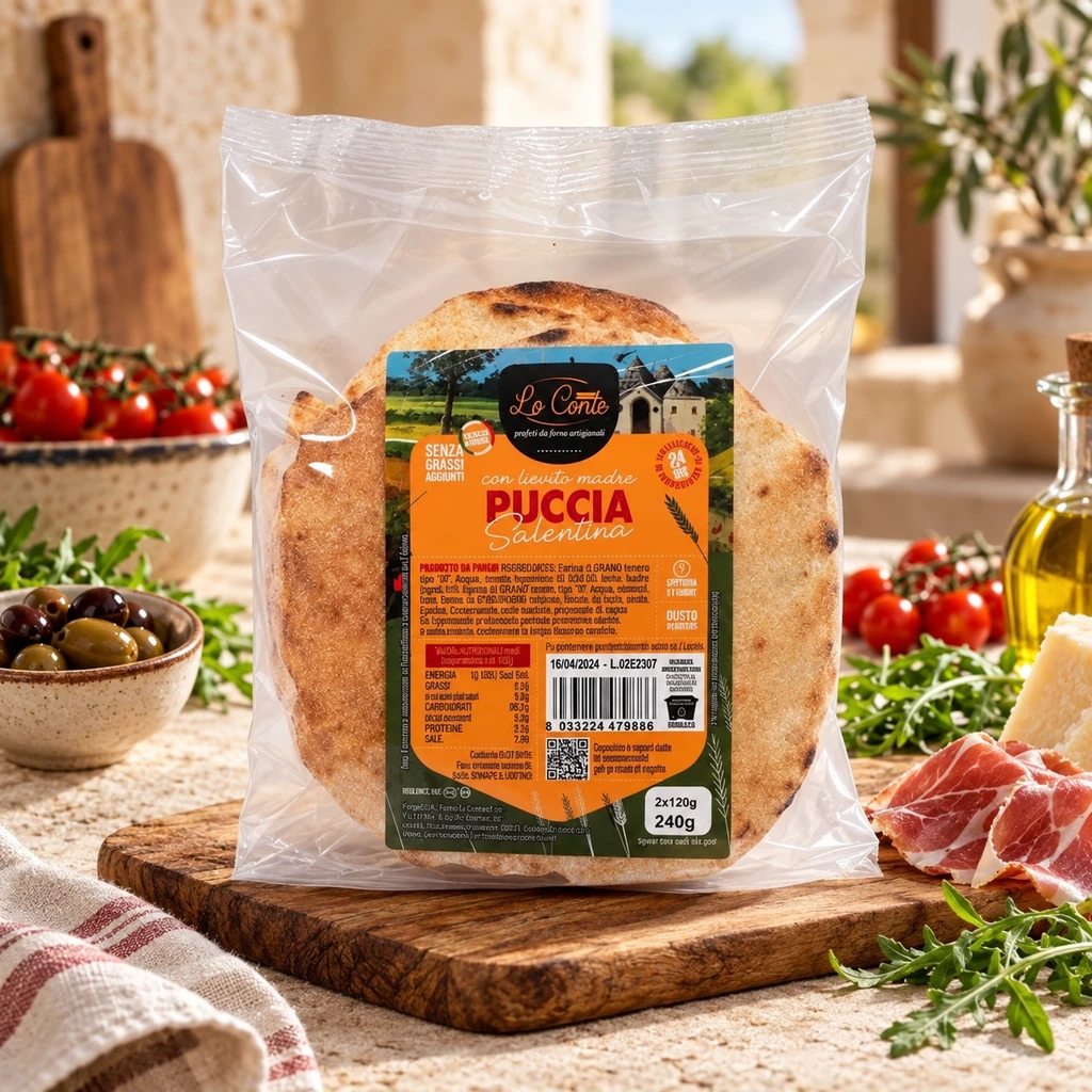 Puccia 240g in confezione