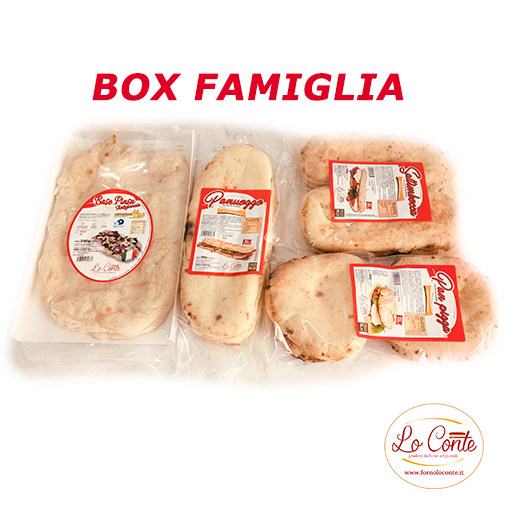 Box Famiglia - Forno Lo Conte prodotti da forno lievitati 24 ore con impasto per pizza